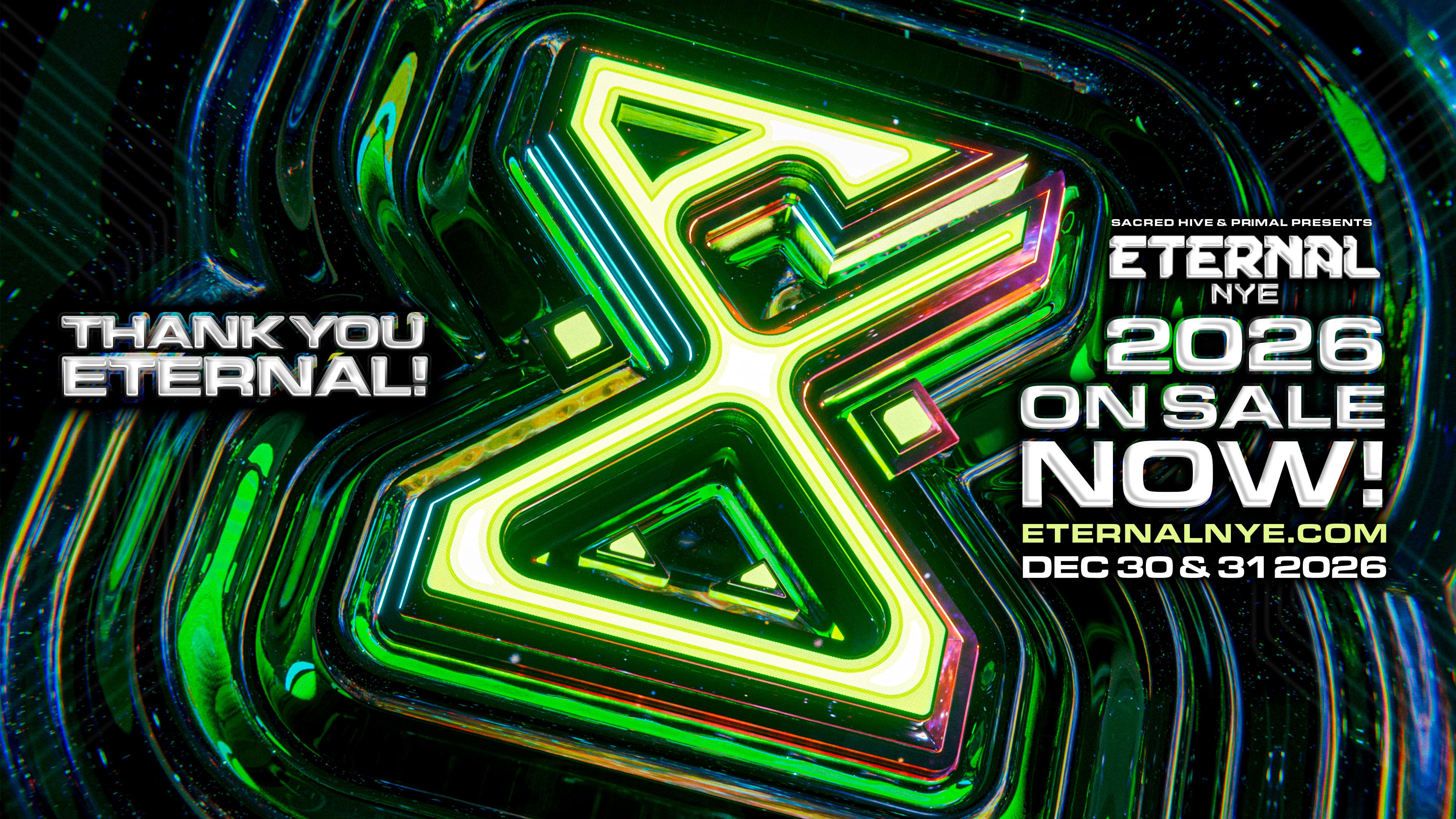 Eternal NYE immersive festival production